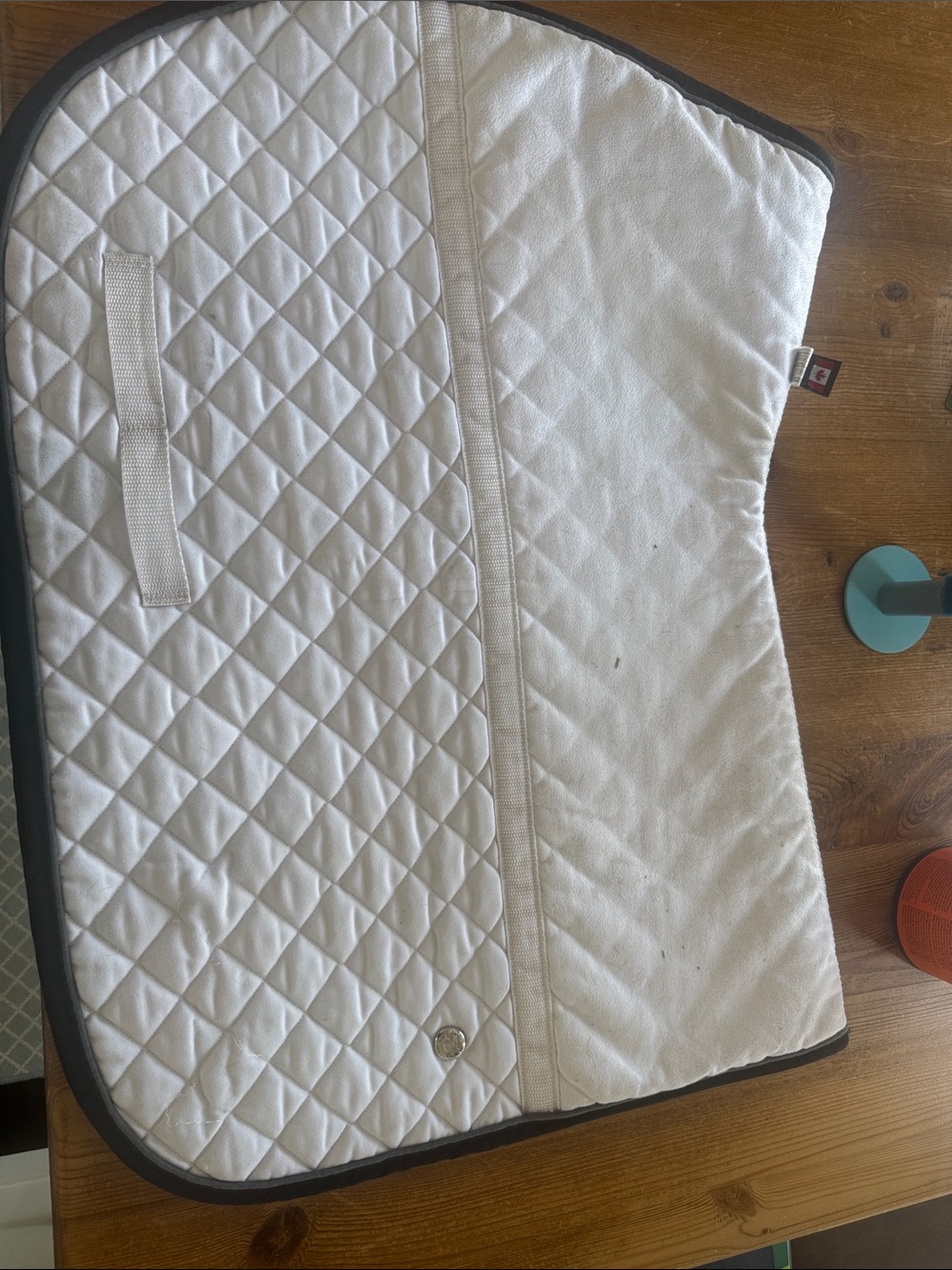 Ogilvy White Saddle Pad